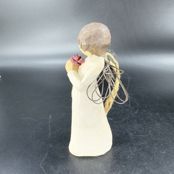 2002 Willow Tree Resin Angel Figurine Ornament Loving Angel Demdaco Susan Lordi - Picture 9 of 11